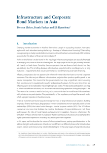 Infrastructure and Corporate Bond Markets in Asia 1. Introduction