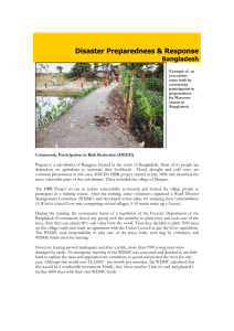 Disaster Preparedness &amp; Response Bangladesh