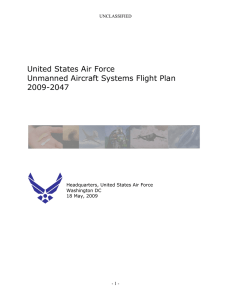 United States Air Force Unmanned Aircraft Systems Flight Plan 2009-2047
