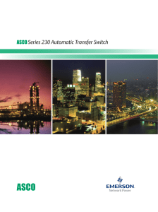 Series 230 Automatic Transfer Switch