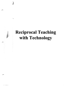 Reciprocal Teaching with Technology 'J