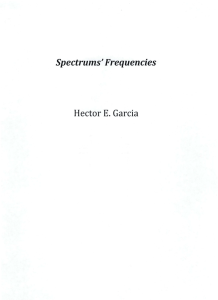 Hector E.  Garcia Spectrums' Frequencies