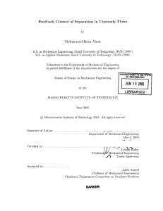 Feedback  Control  of  Separation  in ... Mohammad-Reza  Alam
