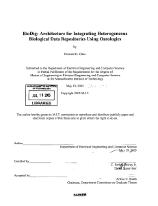 BioDig:  Architecture  for Integrating Heterogeneous
