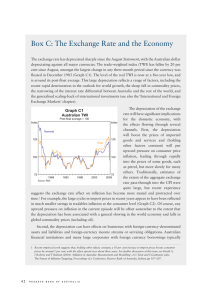 Box C: The Exchange Rate and the Economy