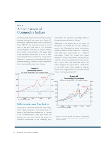 A Comparison of Commodity Indices Box A