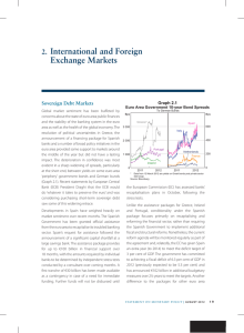International and Foreign Exchange Markets 2. Sovereign Debt Markets