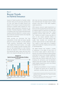 Recent Trends in Hybrid Issuance Box C