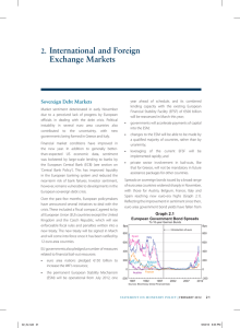 International and Foreign Exchange Markets 2. Sovereign Debt Markets