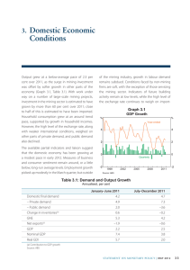 Domestic Economic Conditions 3.