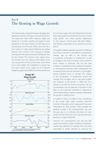 The Slowing in Wage Growth Box B