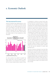 Economic Outlook 6. The International Economy