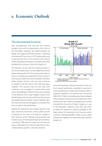 Economic Outlook 6. The International Economy Graph 6.1