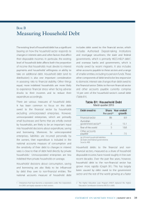 Measuring Household Debt Box B
