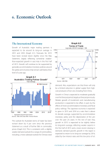 Economic Outlook 6. The International Economy Graph 6.2
