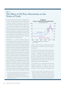 The Effect of Oil Price Movements on the Terms of Trade