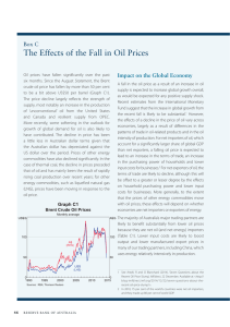 The Effects of the Fall in Oil Prices Box C