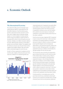 Economic Outlook 6. The International Economy