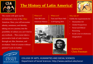The History of Latin America! Last Chance to take this