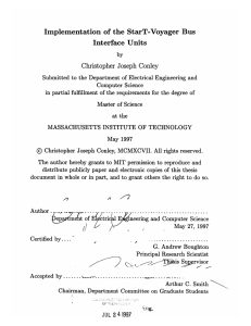 Implementation  of  the  StarT-Voyager  Bus