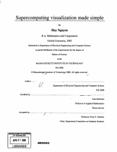 Supercomputing  visualization  made  simple