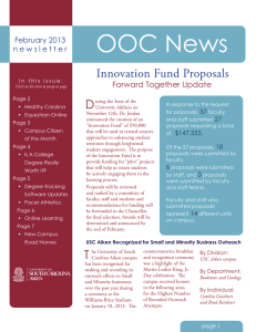 OOC News Innovation Fund Proposals D Forward Together Update