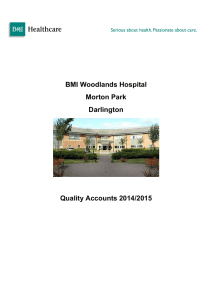 BMI Woodlands Hospital Morton Park Darlington