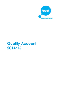 Quality Account 2014/15