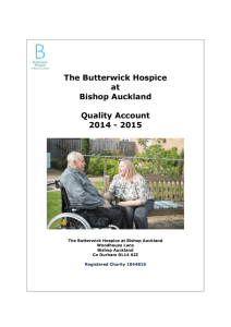 The Butterwick Hospice at Bishop Auckland