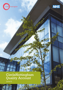 CircleNottingham Quality Account 2014/15