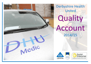 Quality Account  Derbyshire Health