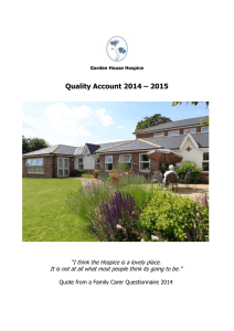 Quality Account 2014 – 2015