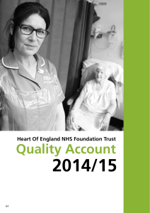 2014/15 Quality Account Heart Of England NHS Foundation Trust 64