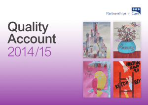 Quality Account  2014/15