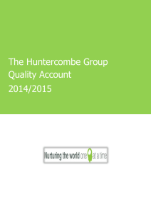 The Huntercombe Group Quality Account 2014/2015