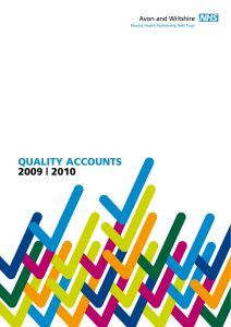 QUALITY ACCOUNTS 2009 | 2010