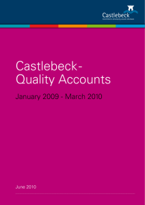 Castlebeck - Quality Accounts January 2009 - March 2010 June 2010