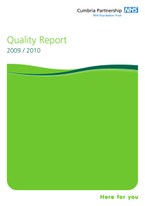 Quality Report 2009 / 2010 H He