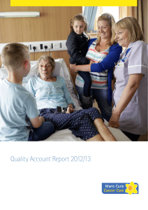 Quality Account Report 2012/13