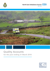 Quality Accounts  for the year ending 31 March 2010