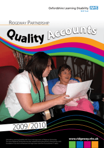 Quality Accounts 2010 2009