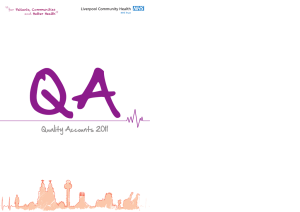 QA Quality Accounts 2011