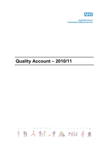 Quality Account – 2010/11