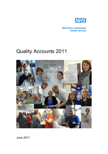Quality Accounts 2011 June 2011