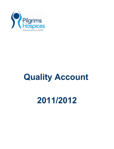 Quality Account 2011/2012