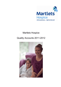 Martlets Hospice Quality Accounts 2011-2012