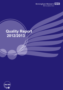 Quality Report 2012/2013  Page | 77