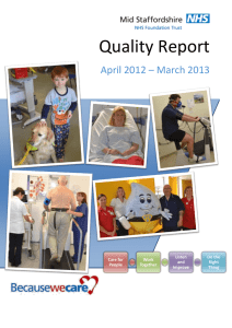 Quality Report April 2012 – March 2013  Listen