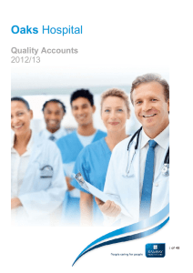 Oaks  Quality Accounts 2012/13