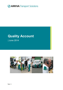 Quality Account | June 2014  Page | 1